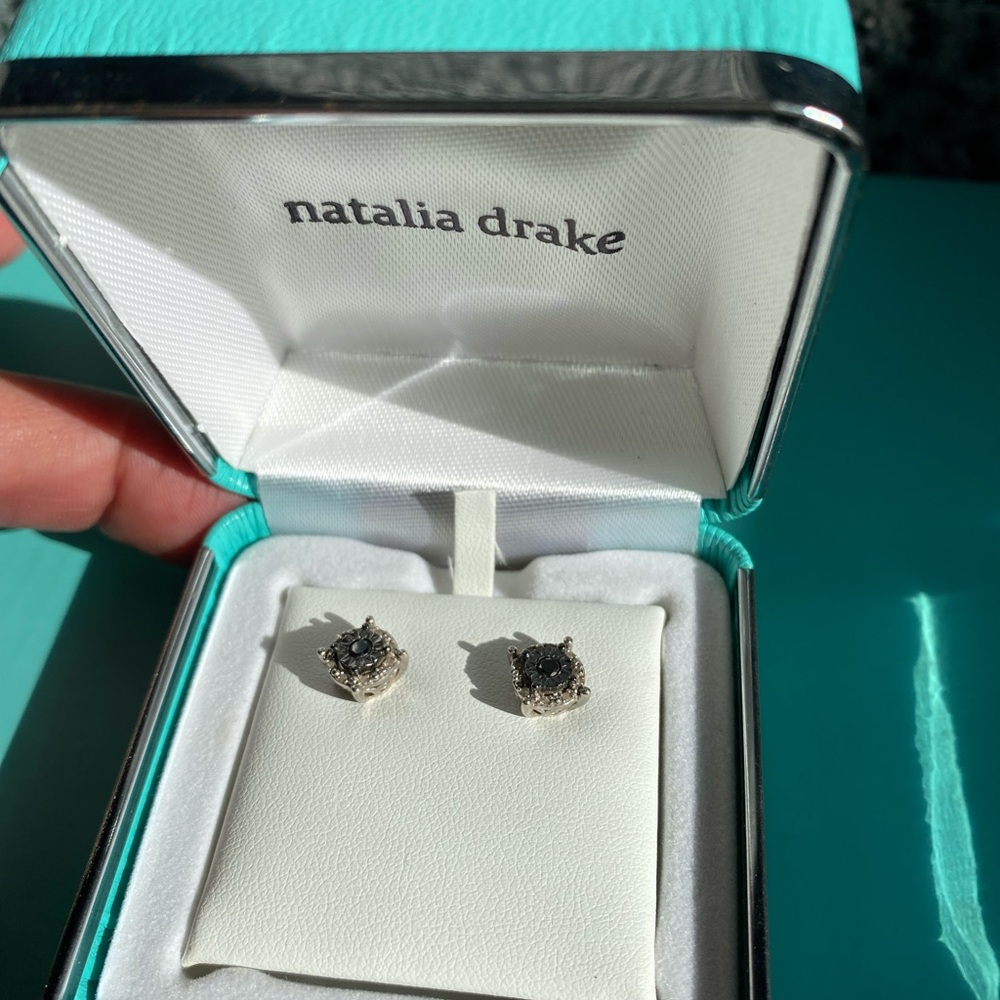Natalia Drake -diamond -studs - Picture 15 of 16
